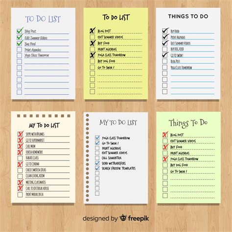 Create to-do lists