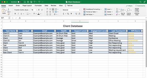 Creating A Catalog Database In Excel