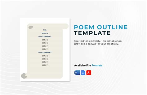 Creating A Poem Template