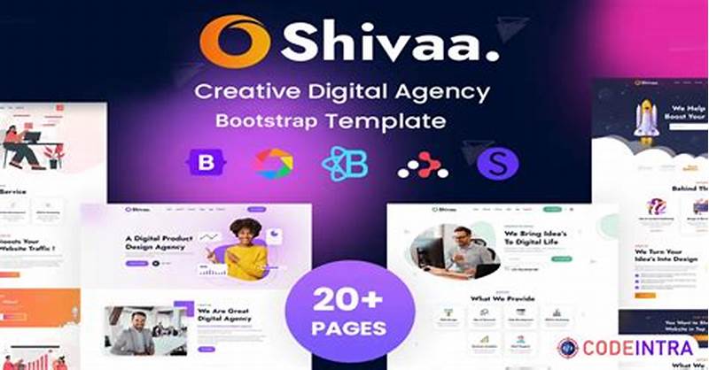 Creative Bootstrap Template Tech
