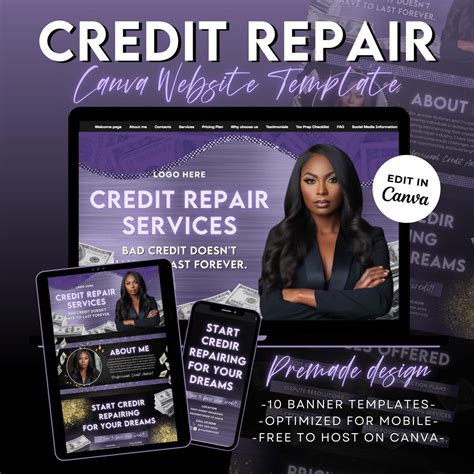 Credit Repair Website Templates