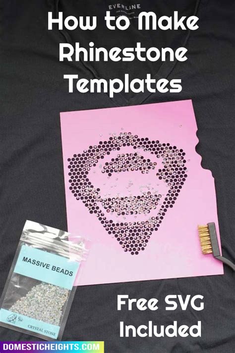Cricut Rhinestone Template
