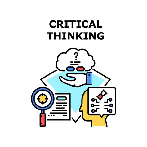 Critical thinking illustration
