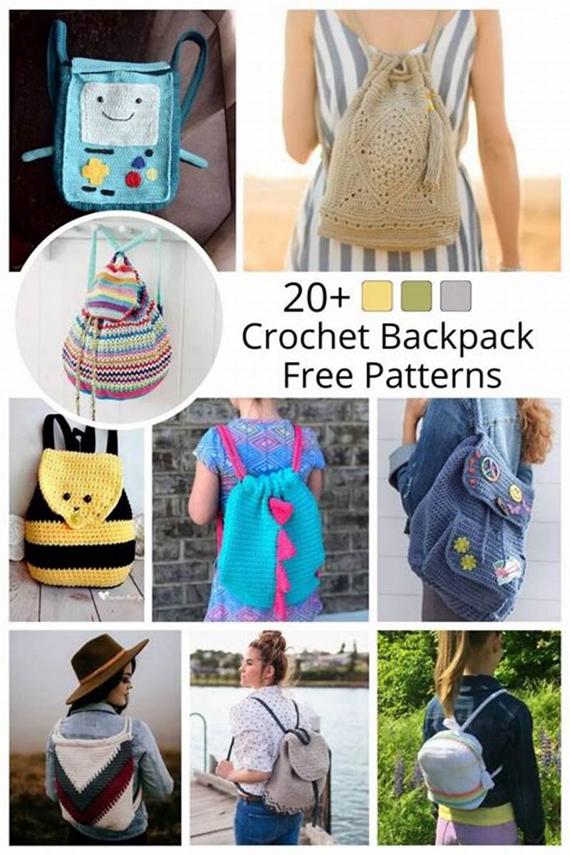 Crochet Backpack Free Pattern