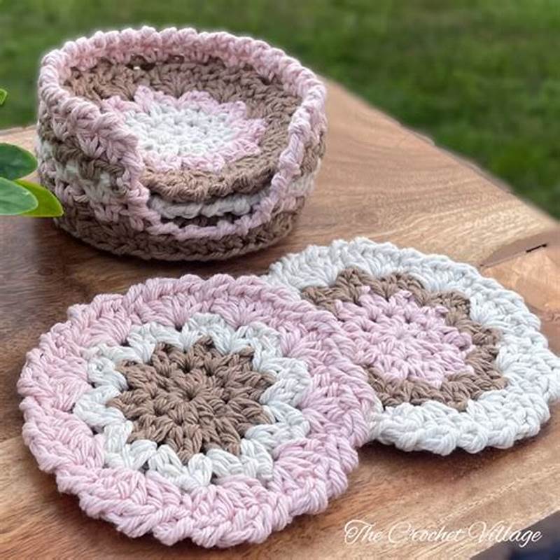 Crochet Coaster Set Pattern