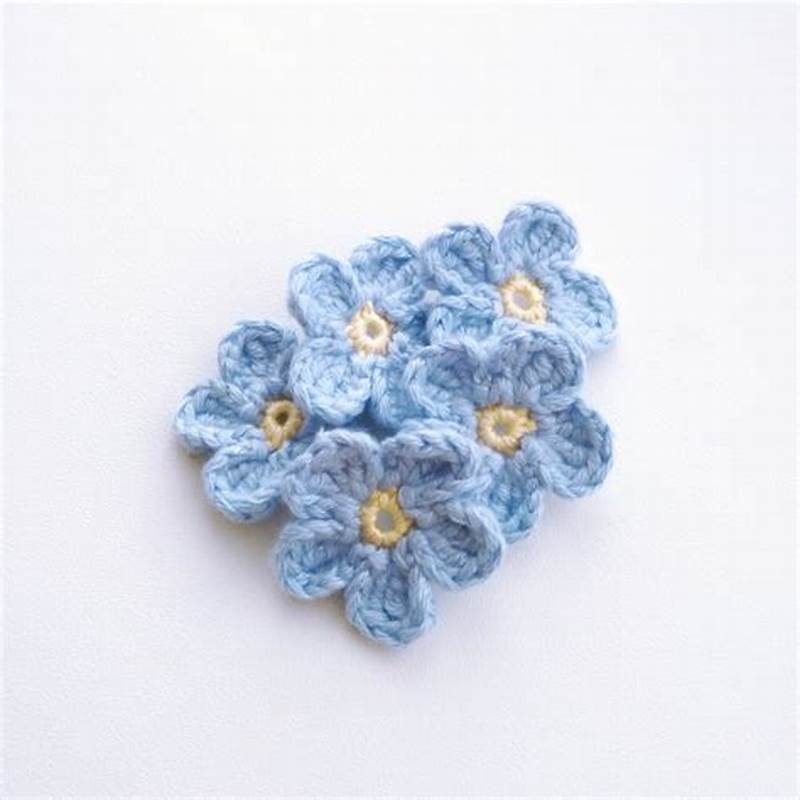 Crochet Forget Me Not Pattern