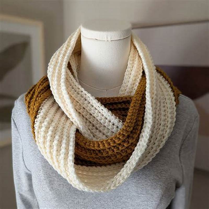 Crochet Infinity Scarf Pattern