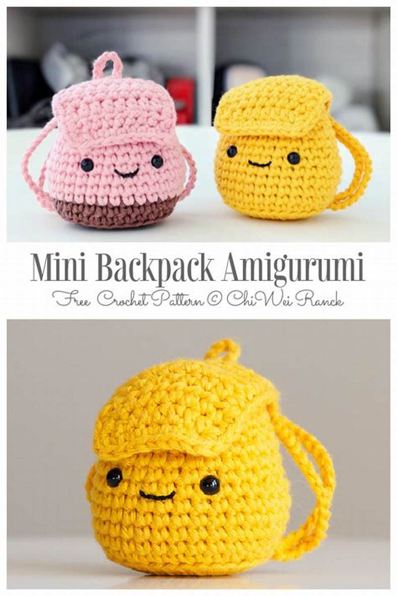 Crochet Mini Backpack Pattern