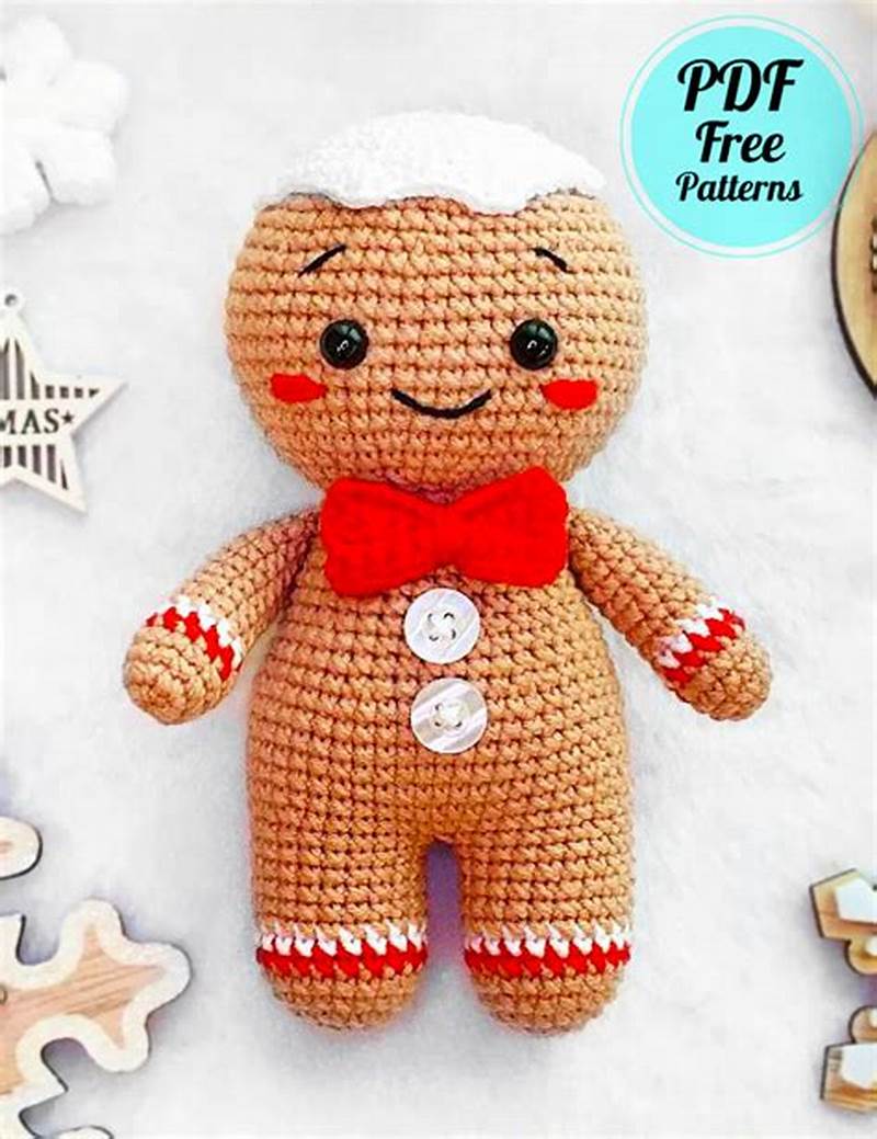 Crochet Pattern For Gingerbread Man