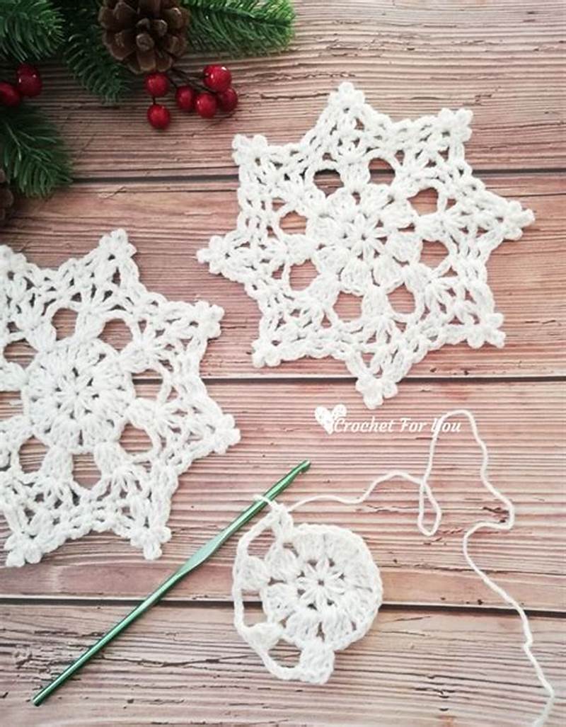 Crochet Thread Snowflake Pattern
