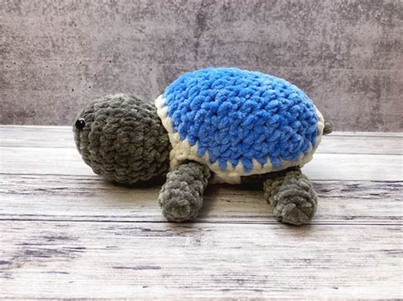 Crochet Turtle With Removable Shell Pattern