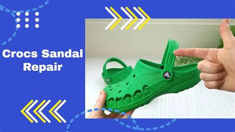 Crocs sandals repair