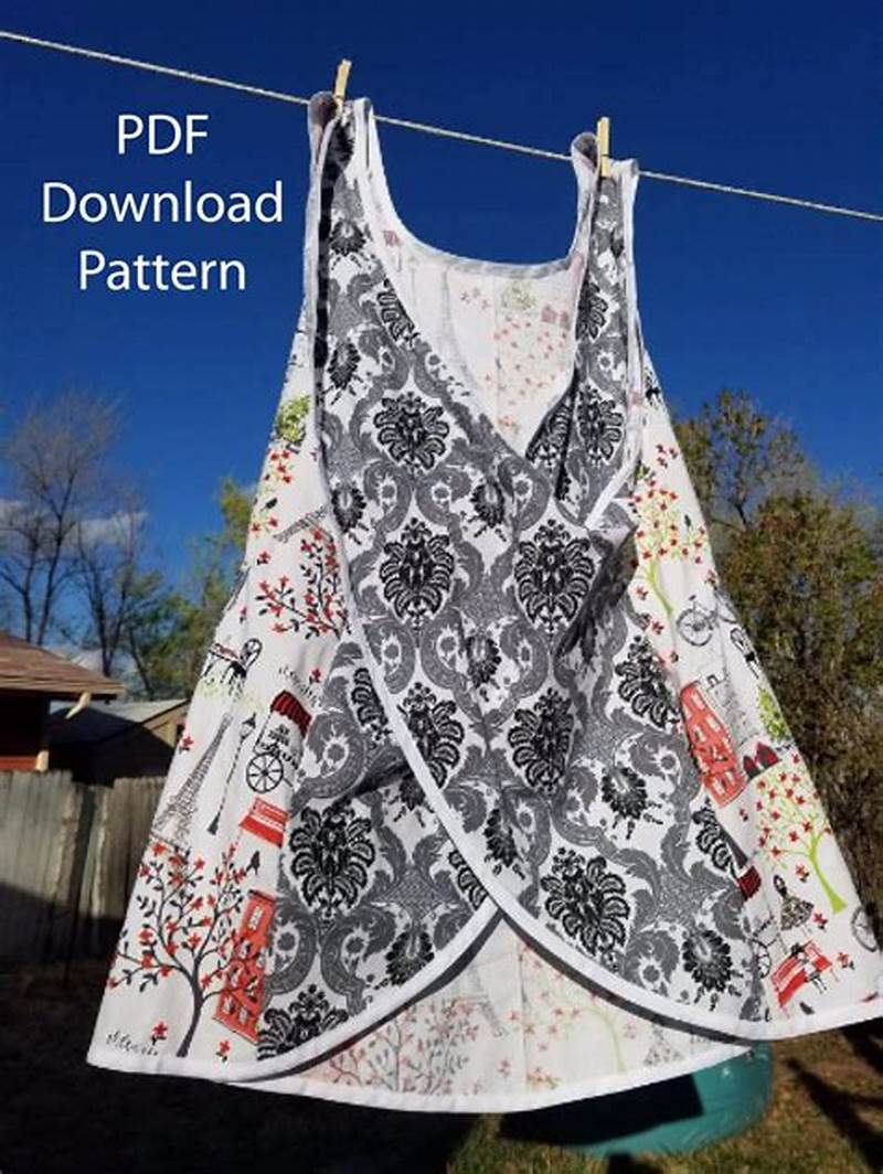 Cross Back Apron Pattern Plus Size