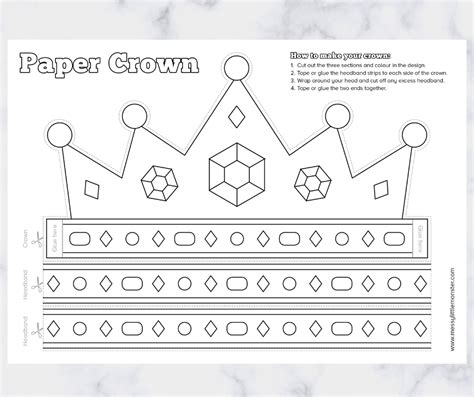 Crown Template To Print