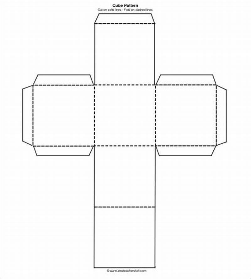 Cube Paper Pattern