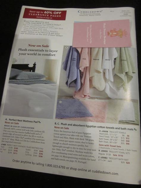 Cuddledown Catalog Opt Out