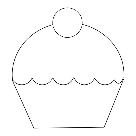 Cupcake Template Printable