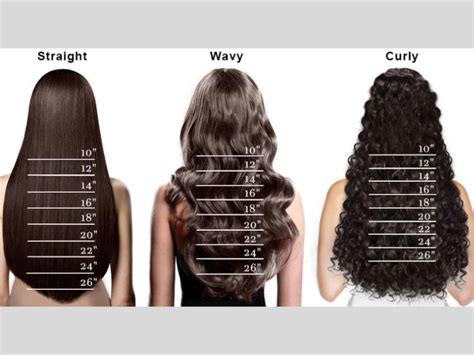 Curly Hair Inches Chart