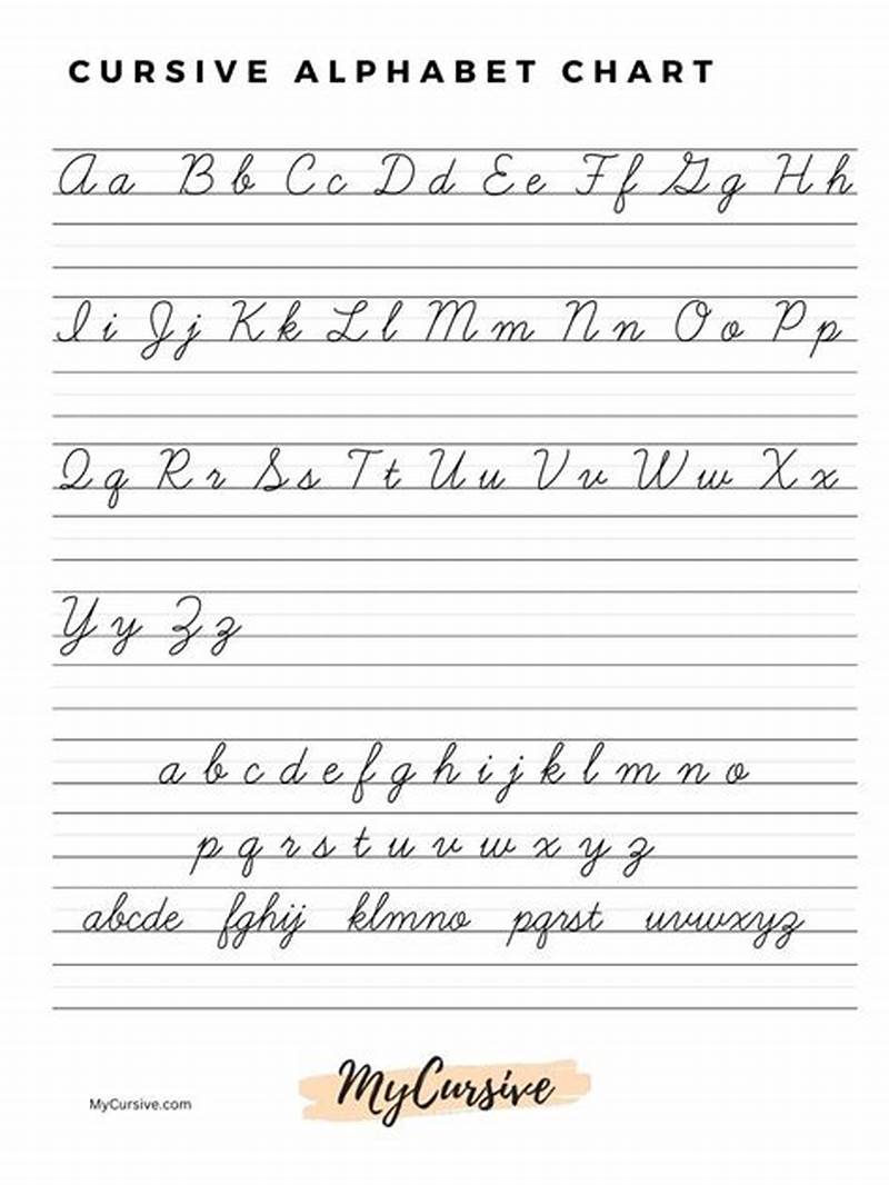 Cursive Guide Printable