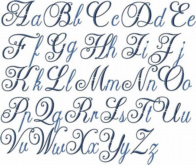 Cursive Lettering Printable