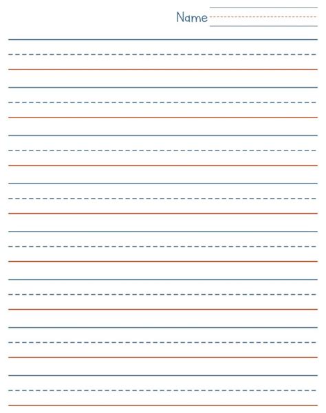Cursive Writing Paper Printable