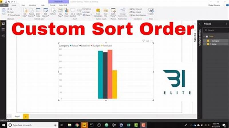 Custom Sort Power Bi Bar Chart