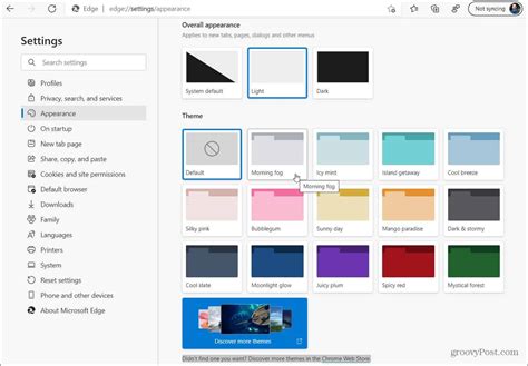 Customize Microsoft Edge