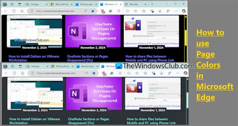 Customize Your Browsing: Enabling and Using Page Colors in Microsoft Edge (Windows 11)