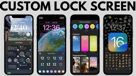 Customizing iPad Lock Screen Clock iOS 16