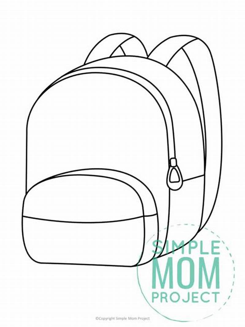 Cut Out Printable Backpack Pattern