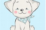 Cute Cartoon Baby Dog