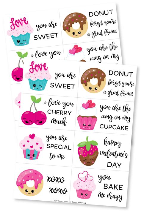 Cute Free Printable Valentines