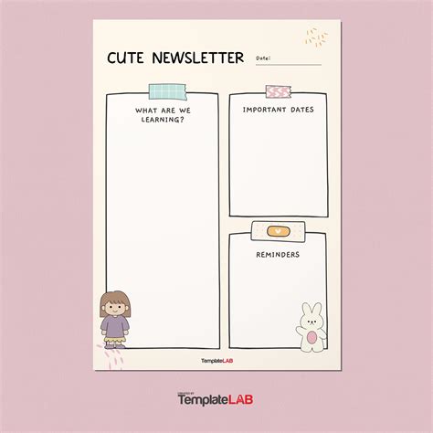 Cute Newsletter Templates