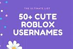 Cute Roblox Usernames 2021