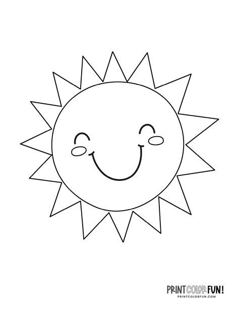 Cute Sun Printable