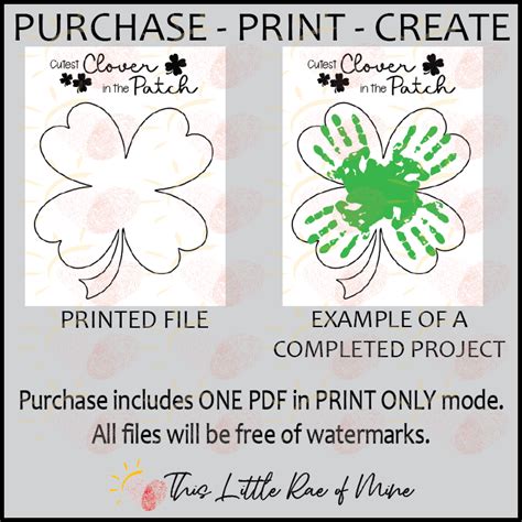 Cutest Clover In The Patch Free Printable