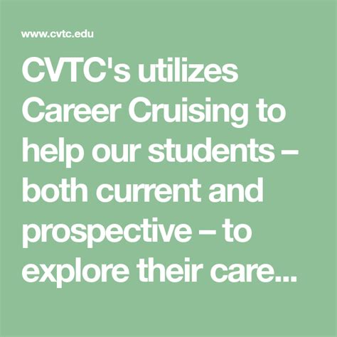 Cvtc Career Planning