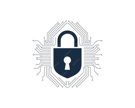 Cyber security lock icon
