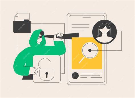 Cyberstalking Reporting Illustration