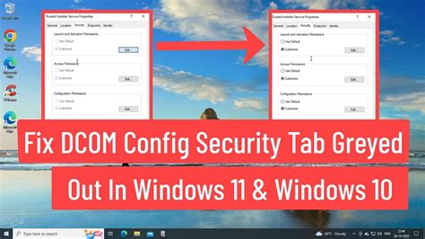 DCOM Configuration Permissions