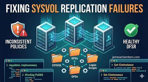 DFSR SYSVOL Replication Failure Troubleshooting