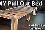 DIY 'Pull Out Slat Bed