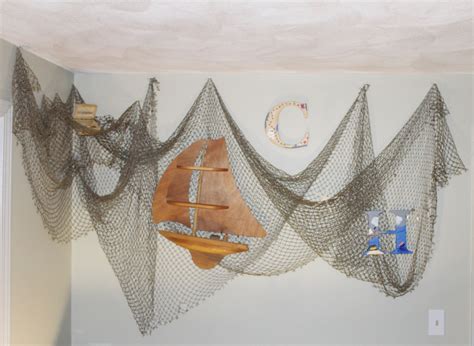 Creating Wall Art with Fish Nets