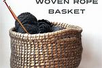 DIY Woven Rope Basket