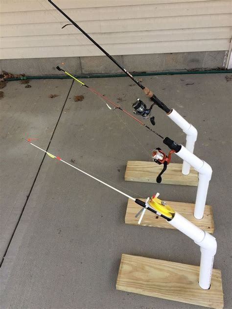 DIY Ice Fishing Rod Holder