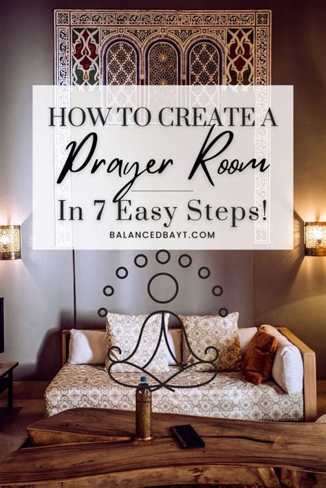 DIY prayer room on a budget