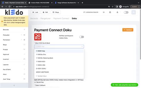 DOKU Paychat Payment Gateway