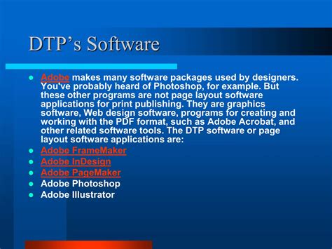 DTP Software Suite