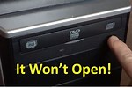 DVD Recorder Tray Won't Open