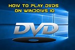 DVD Won't Play Windows 10